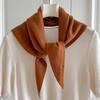Knitted Scarf Women 100% Wool Winter Warm Scarves Solid Headband Design Thickened Shawl Soft Cashmere Pashmina Neck  NEW