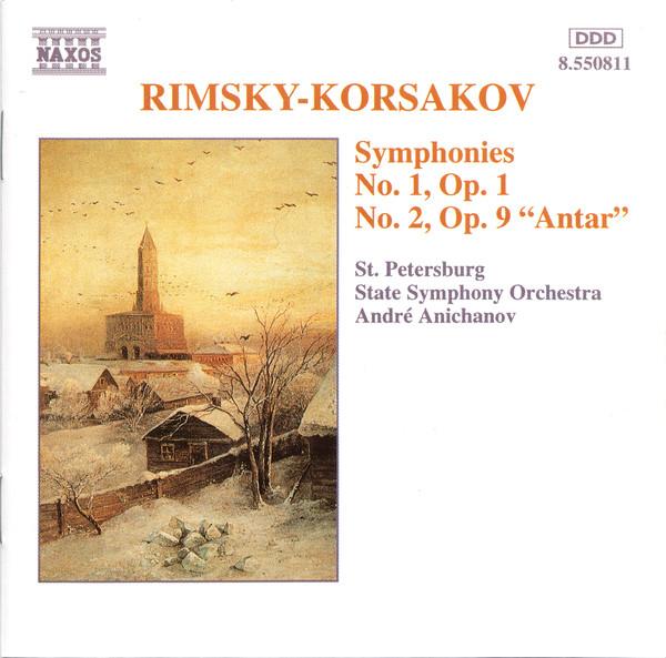 CD ANICHAKOFF RimskyKorsakov Symphonies No. 1 a 8550811 Naxos 2013 Japan Classical Used