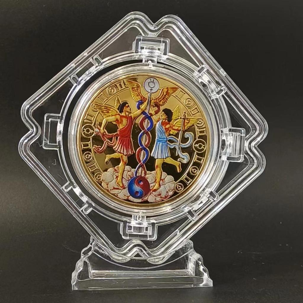 Позолоченный набор медальонов со знаками зодиака Скорпион, Близнецы и Весы