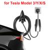 For Tesla Model 3 Y S X Charger Cable Organizer EU US Charging Holder Wall Mount Hanger Connector Bracket Hook Accessories
