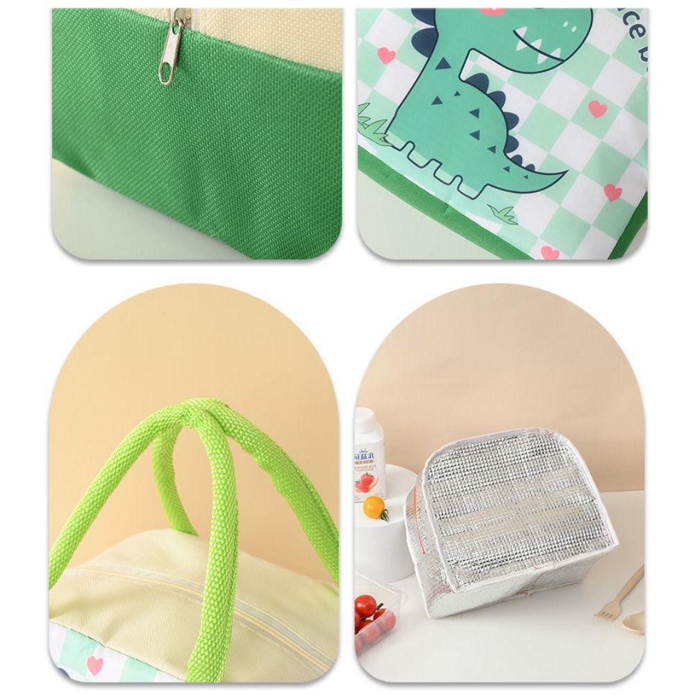 Cartoon Insulated Lunch Bag Thickened Picnic Insulated Bag Cute Portable Lunch Box Work