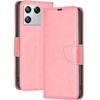 Case for Xiaomi 13 Pro - E.F.CONNECTION - Magnetic Closure - Leather Effect - Pink