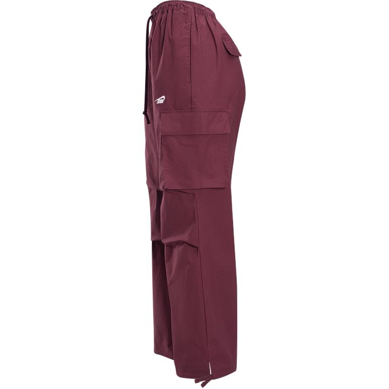 Nike Sportswear Burgundy Women's Woven Cargo Pants HQ4749-652