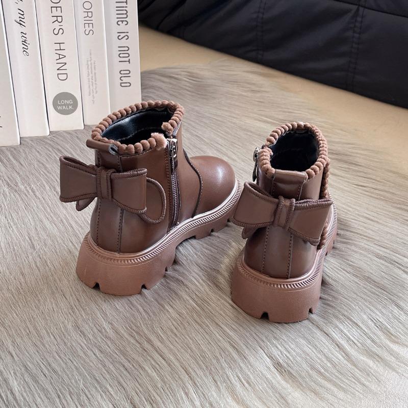 Ботинки Martin для девочек Новые осенние детские черные ботинки Показ мод для девочек Стильные короткие ботинки на весну и осень