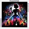 Disney Алмазная живопись Силуэт принцессы Алмазная вышивка Мультяшная мозаичная картина Наборы для вышивки крестом Декор для дома