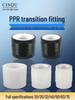 All-Plastic PPR Transition Fitting for PE/PERT Underfloor Heating Pipes