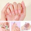 Лак для ногтей Novidades Designer Women Salon Nail Decals Sticker Pure Solid Tips Nail Self set Co K7H2