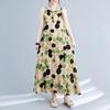 Sleeveless Plus Size Cotton Vintage Polka Dot New In Dresses for Women Casual Loose Long Summer Dress