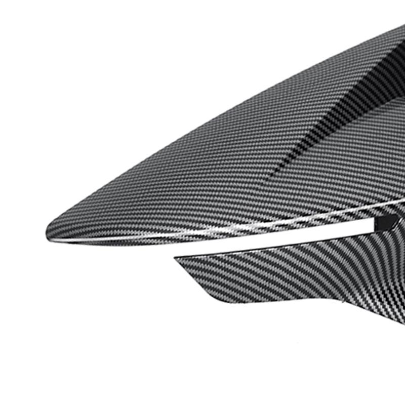 1 Pair Rearview Mirror Cover Cap ABS Carbon Black for SEAT Leon MK3 5F ST FR Cupra Ibiza Mk5 Arona KJ7 2017 2018