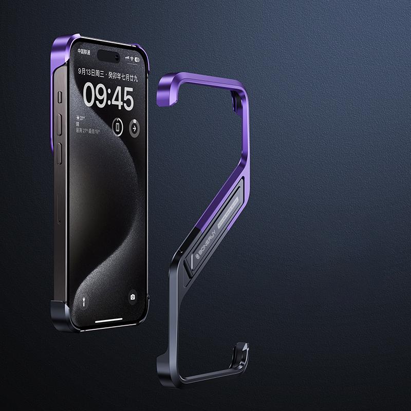 Металлический держатель Snap-on чехол для телефона iPhone 14 15 Pro Max Z-образная геометрическая подставка-держатель чехол для телефона