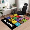 Custom Name Sprunki Printed Carpet, for Office Chair Living Room Bedroom Kitchen Room Decor Gifts.
