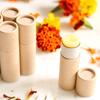 5Pcs/Lot Kraft Paper Push Up Tubes Biodegradable Cardboard Cosmetic Cylindrical Packaging Lip Balm Deodorant Container