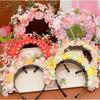 Cloth Ethnic Style Flower Headband Headdress Simulation Flower Hair Band  Ladies/Girls