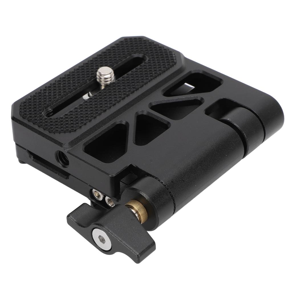 Quick Release Plate 14 and 38 Inch Screw Thread Universal Foldable Mount Adapter for Camera