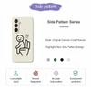 For Samsung Galaxy A36 5G Case Stickman Toilet Pattern Printing Straight Edge TPU Phone Back Cover