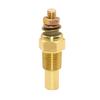 40-120℃,100-250℉ 52MM Water Temperature Gauge With Flashing Alarm Temp Sensor 10.2MM for Auto Car Boat Yacht 7 Color Light