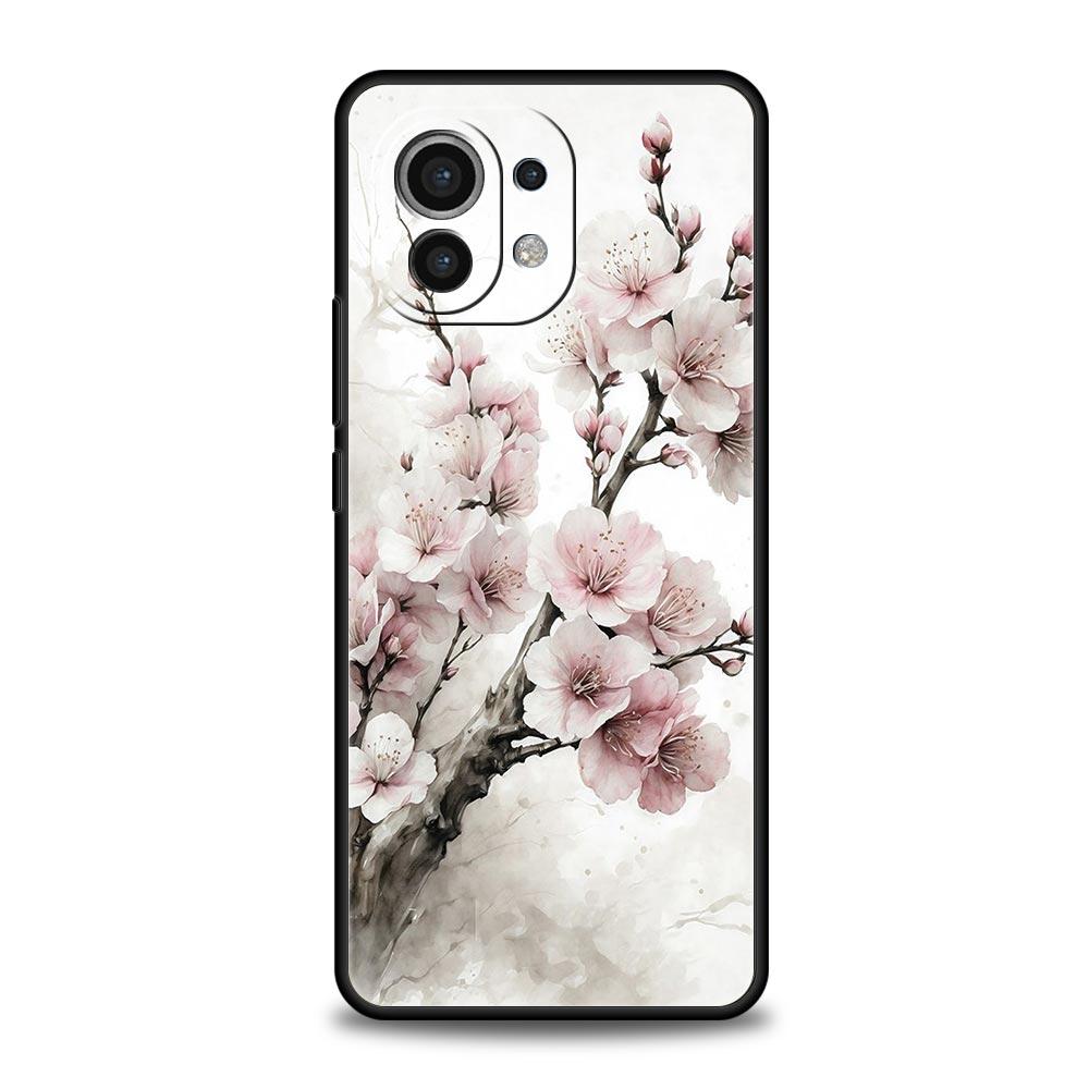 Чехол для телефона 'Цветущая вишня' для Xiaomi Mi 15 14 Pro 13 12 11 Lite 5G 10T 11T 12T 13T 14T Poco X6 X5 X4 X3 NFC F3 F4 GT