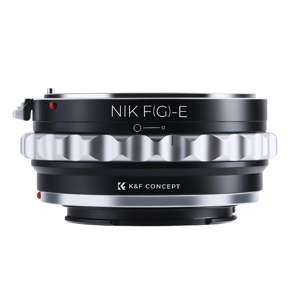 КОНЦЕПЦИЯ Адаптер для объективов Nikon на камеры Sony NEX с бесконечностью, Прямо от производителя K&F, Тип G для байонета F, Камеры с байонетом E, Высокоточная фокусировка,