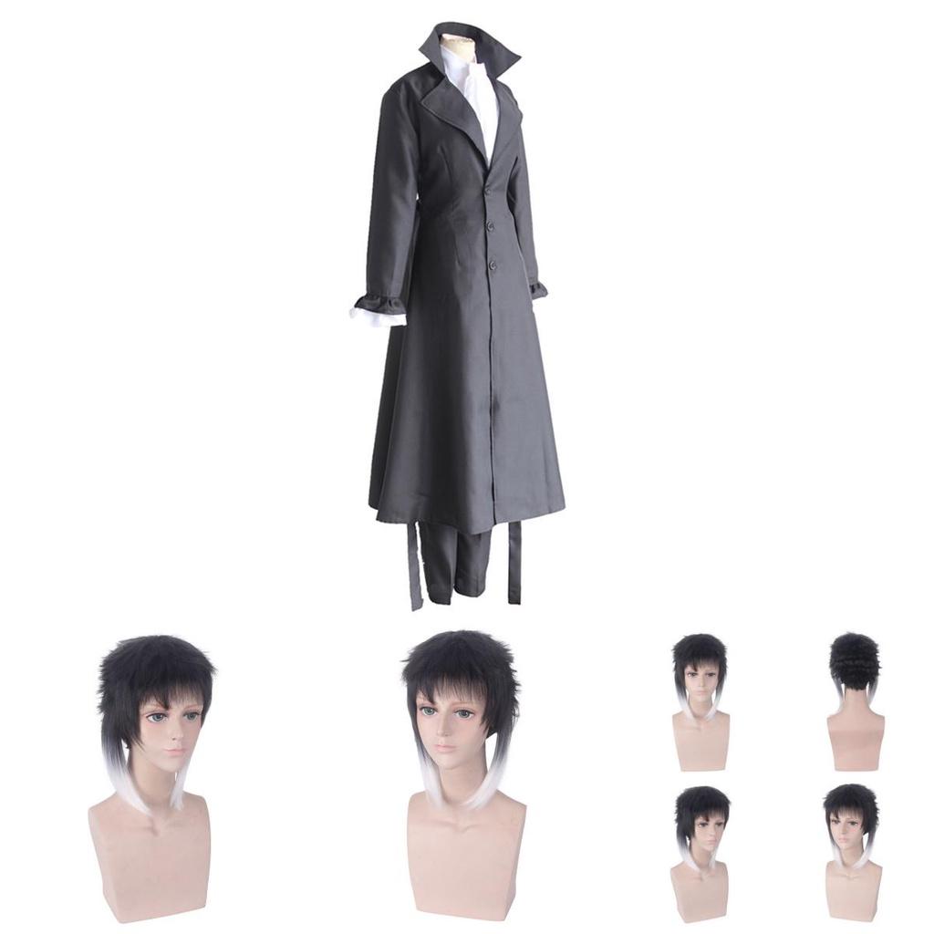 Роскошный костюм для косплея по мотивам аниме «Bungo Stray Dogs» Рюноскэ Акутагавы, выполненный с изысканным мастерством