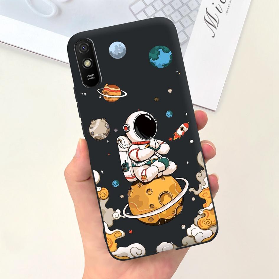 For Xiaomi Redmi 9A 9AT Case Lovely Astronaut Butterfly Soft Silicone Phone Back Cover For Xiaomi Redmi 9i Sport Redmi9a Hoesjes