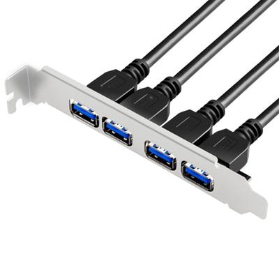 Конвертеры 4 порта USB 3.0 на 19-контактный 20-контактный Компьютерные кабели Разъемы Кабель-адаптер для материнских плат Материнские платы ПК Передняя панель