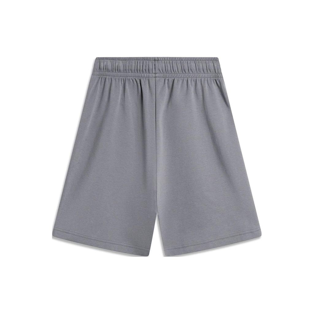 Li-Ning Мужские шорты Wade Series Letter Print Ice Feel Loose Casual Shorts Shadow-Gray AKSU371-1