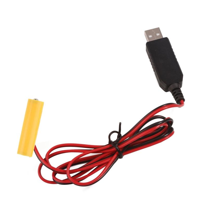 Универсальный eliminator батарей 6V LR6, USB-кабель питания с переключателями, USB на 6V LR6 AM3 батарею для светодиодной подсветки