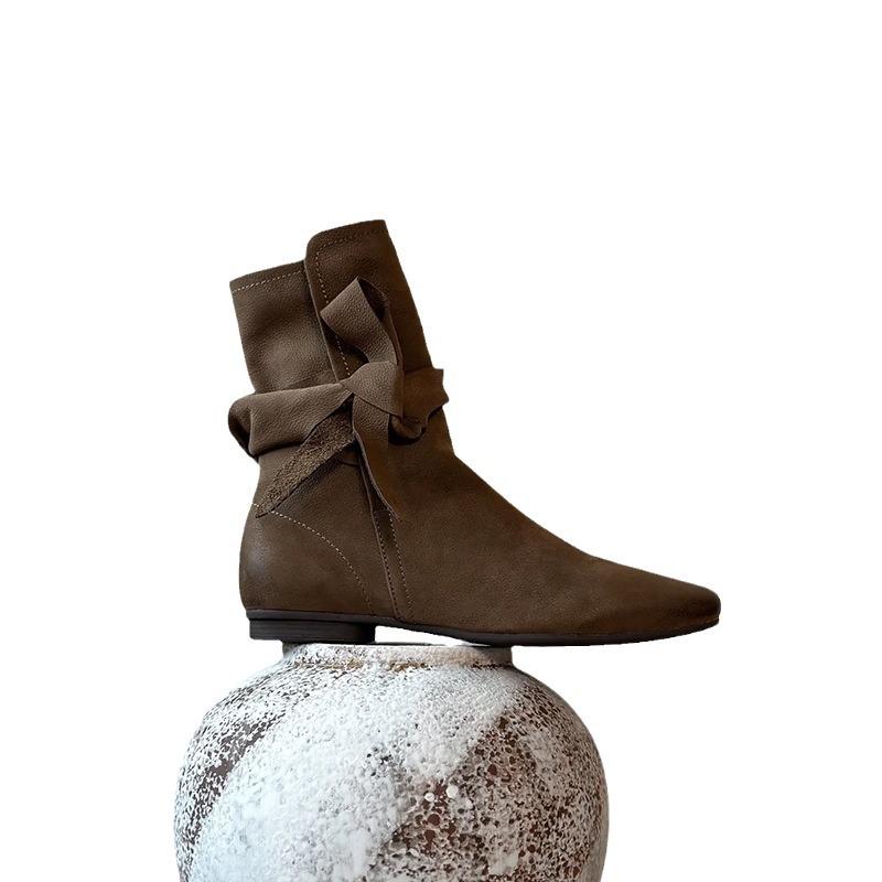 Ботинки Martin Retro с завязками, женские, утягивающие, с внутренней стороны, увеличивающие рост, рыцарские сапоги, короткие, маленькие