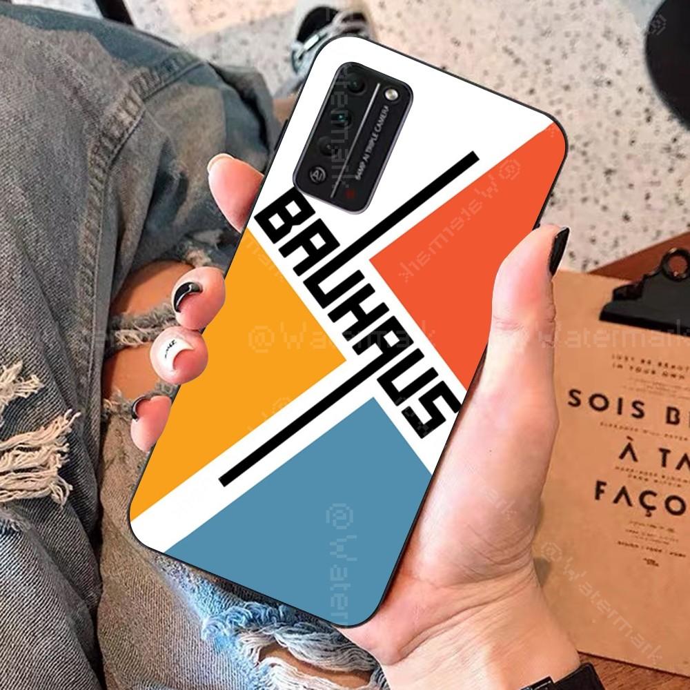 Geometric Bauhaus art Phone Case For Huawei Honor 10 lite 9 20 7A 9X 30 50 60 70 pro plus Soft Silicone Cover