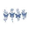 Набор больших матовых тату-наклеек Butterfly Collection Herbal, 1 шт.