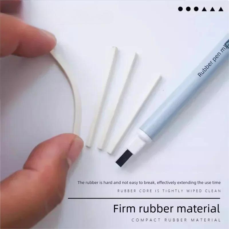 Eraser Mechanical Rubber Refillable Pen Press Type Sketching Drawing Design Correction Children's Painting Erasers Art Supplies