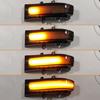For Sienna Highlander RAV4 Previa Estima Alphard Vellfire Noah R70 XA30 4Runner Tacoma  2x LED Dynamic Turn Signal Indicator Lights