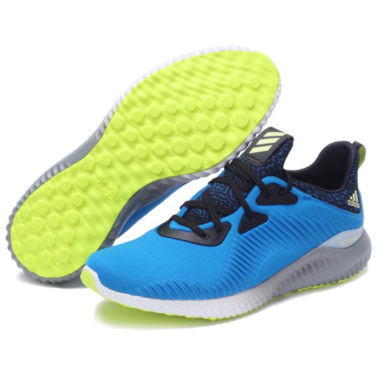 adidas Alphabounce Удобные Универсальные Нескользящие Прочные Низкие Повседневные Кроссовки для Бега Мужские Кроссовки Синий Черный B54187
