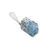 Transparent Base Fidget Keychain Dice Keycap Clicker Pendant Press Toy  Daily Carry