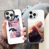 Jujutsu Kaisen Аниме Для iPhone 15 14 13 Plus 17 16 12 11 Pro Max Матовый Цветной Серебряный Роскошный Чехол для Телефона