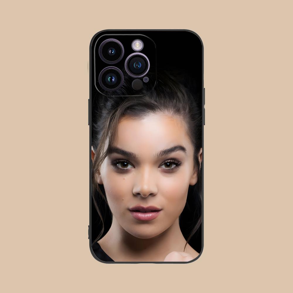 Матовый чехол из ТПУ для мобильного телефона Hailee Steinfeld для iPhone 17 16 15 14 13 12 11 X XR XS 8 7 Air Pro Max Plus Mini Цветной чехол