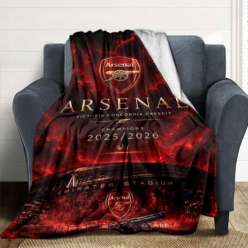 Arsenal Champions Celebration Blankets Flannel Printed Breathable Warm Throw Blanket for Home Office Bedspreads 0708a24