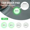 RAT2 1/2/4pcs Car Trunk Sound Insulation Pad Luminous Shock Absorber For Mercedes Benz AMG W204 W205 W203 W211 W212 W213 W201 W210