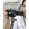 TILTA Vintage Camera Cage for Canon PowerShot V1 Base Kit - Black Microphone Windscreen Top Plate Mounting Baseplate with Wooden