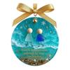 Yousheng Handmade Sea Glass Art Friendship Ornament Timeless Friendship Keepsake for Best Friends Sea Glass Art Hanging Decoration for Christmas Tree
