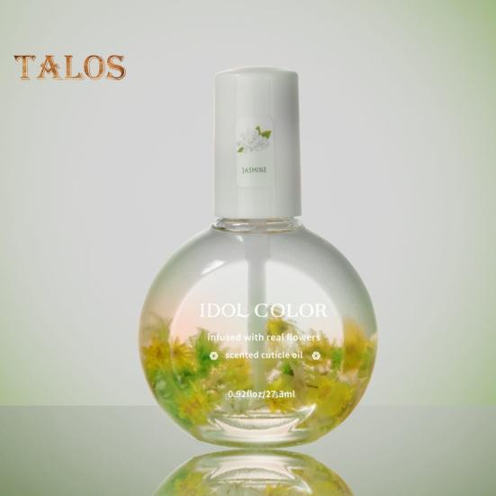 Масло для ногтей с экстрактами сушеных цветов Питательное увлажняющее средство для укрепления ногтей Гель-лак с цветочным ароматом Масло для ухода за ногтями и маникюра