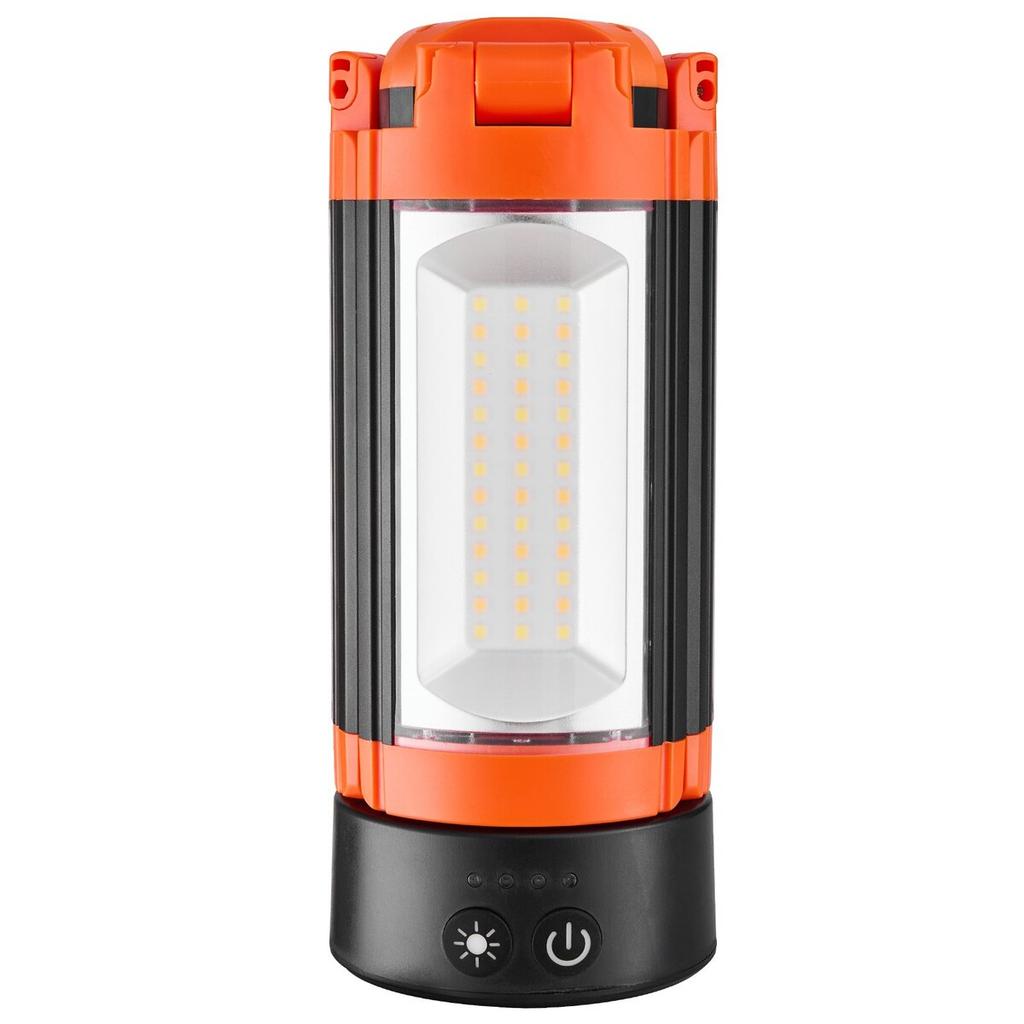 LED Work Light with Stand, 8Ah, Rechargeable Cordless Camping Light, with 3 Lamp Heads, Detachable Tripod Stand, 2200 Lumens 3000K-6500K Dimmable,