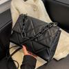 Винтажные женские сумки через плечо из ПУ кожи, большая вместимость, сумка-кроссбоди, декор из цепочек, женская сумка-почтальон, шоппер, качество