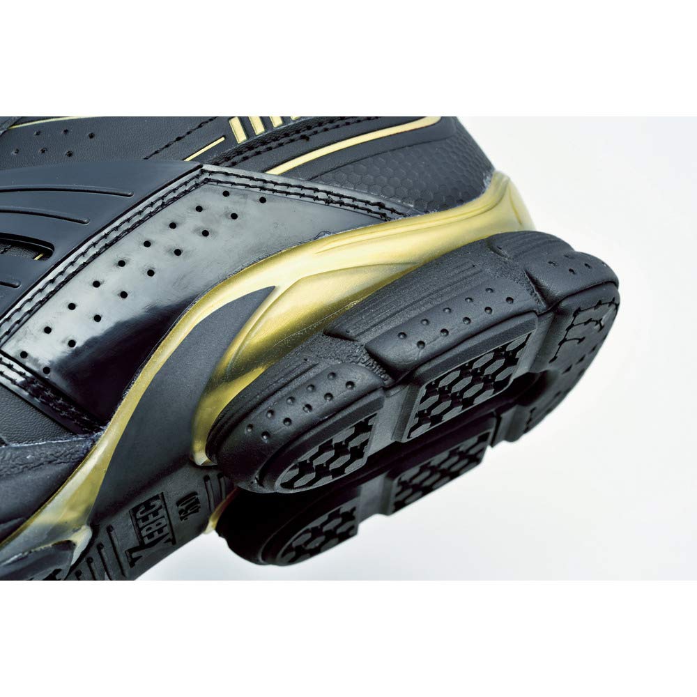 Safety Shoes Work Shoes 85131 Sneakers JSAA Class B Shock Absorption Stabilizer Stability Lace Pocket White [Xebec] 27.0cm