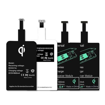 Поддержка Micro Usb Type C Qi Адаптер беспроводного зарядного устройства Индукционный приемник Катушка Pad