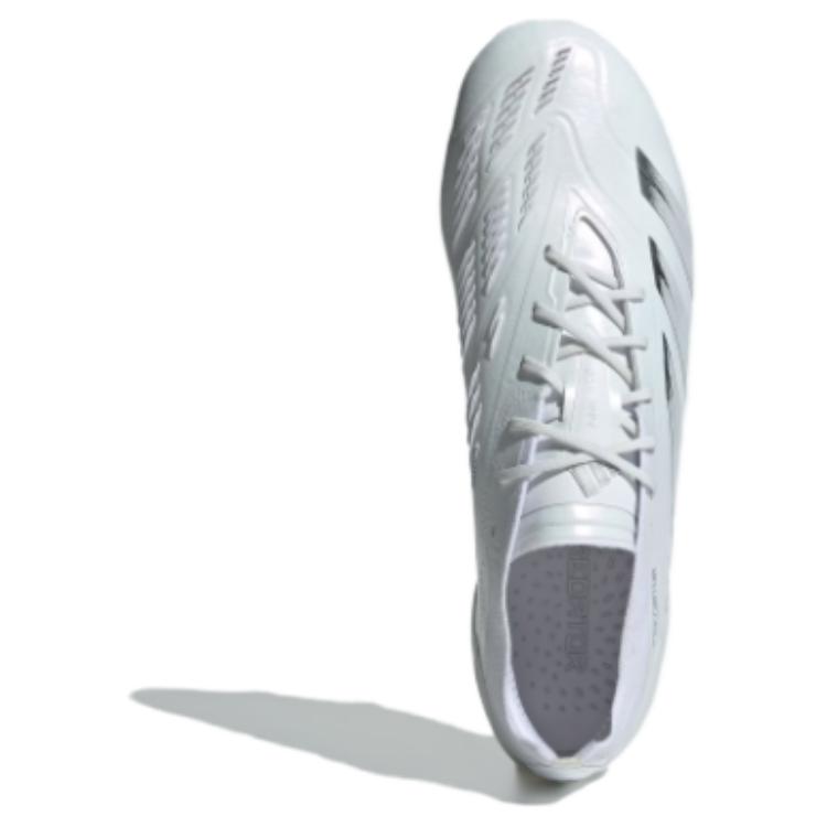 Adidas Predator 24 Elite Low FG Pearlized Pack Unisex Sneakers White Cloud-White Silver-Metallic IE1803