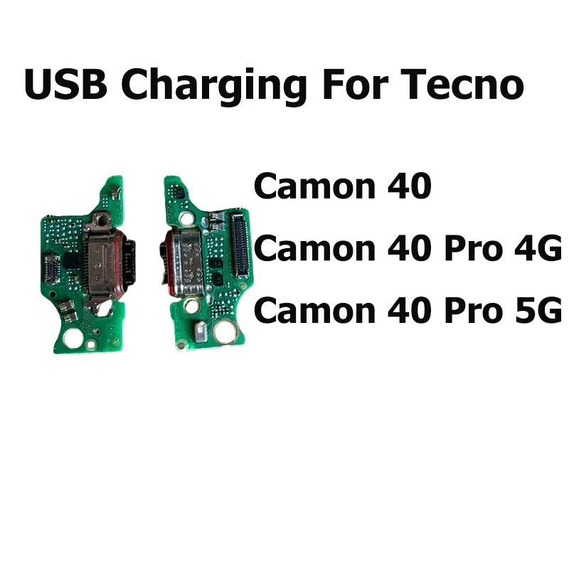 Маленькая плата заглушки для Tecno Camon 40 Pro (4G/5G) с портом быстрой зарядки USB