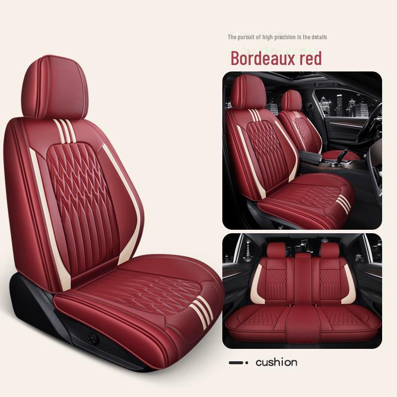 Кожаный чехол на сиденье Purple Wind Bell Four Seasons для MG MG5 HS Boyue PRO Geometry C