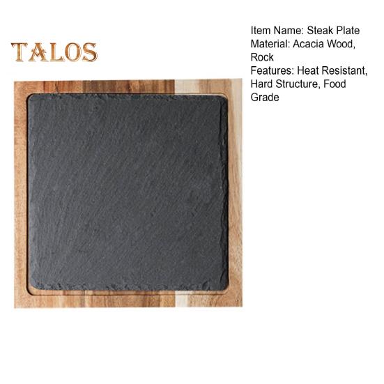 Тарелка для стейка Изысканное место для закусок Каменный сейф Японская кухня Тарелка с лососем Кухонные инструменты