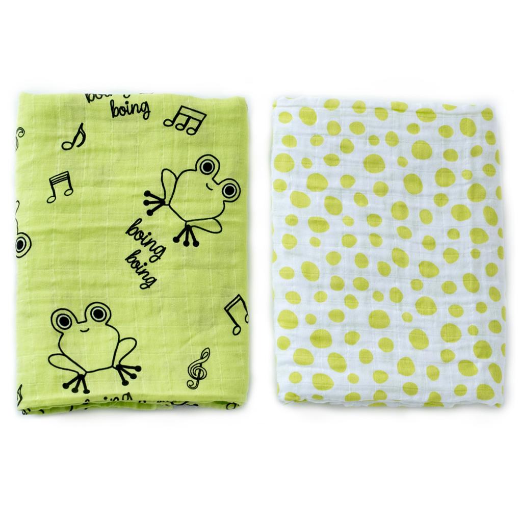 Milk&Moo Cacha Baby 100% Cotton Swaddle Blanket, 100% Cotton, Ultra Soft